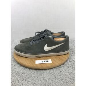 Nike Mens 13 SB Check Solar Cool Grey Athletic Gym Simple Skateboarding Shoe